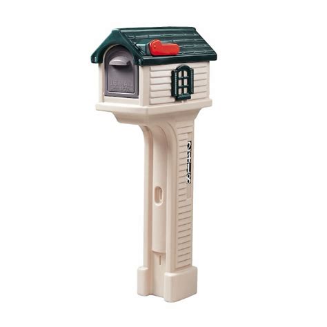 plastic house shaped mailbox